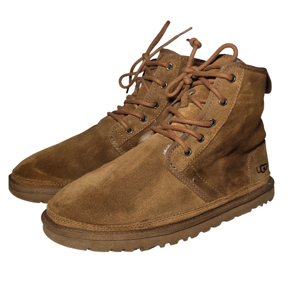 UGG Neumel Chestnut Suede Lace Up Chukka Boots Mens 8 1016472